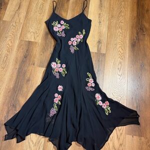 Vintage 100% Silk Beaded Dress Vintage Sue Wong Dress Vintage Beaded Dress Fairy